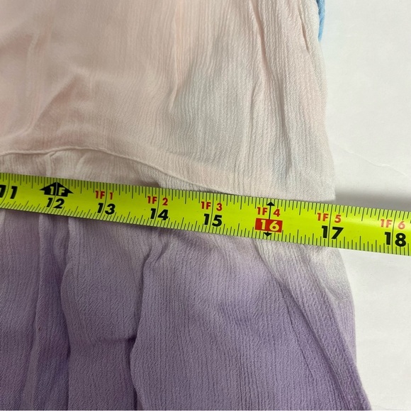 JUSTICE Girl’s Swimsuit Cover-Up Sz 14/16 Multi Colors Adjustable Straps - Picture 11 of 12